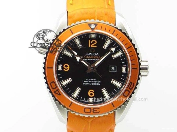 0117 Planet Ocean Master Chronometer 600M 45.5mm SS SCF 1:1 Best Edition Blue Bezel Blue Dial on SS Bracelet A9900 Super Clone Lightweight 7676